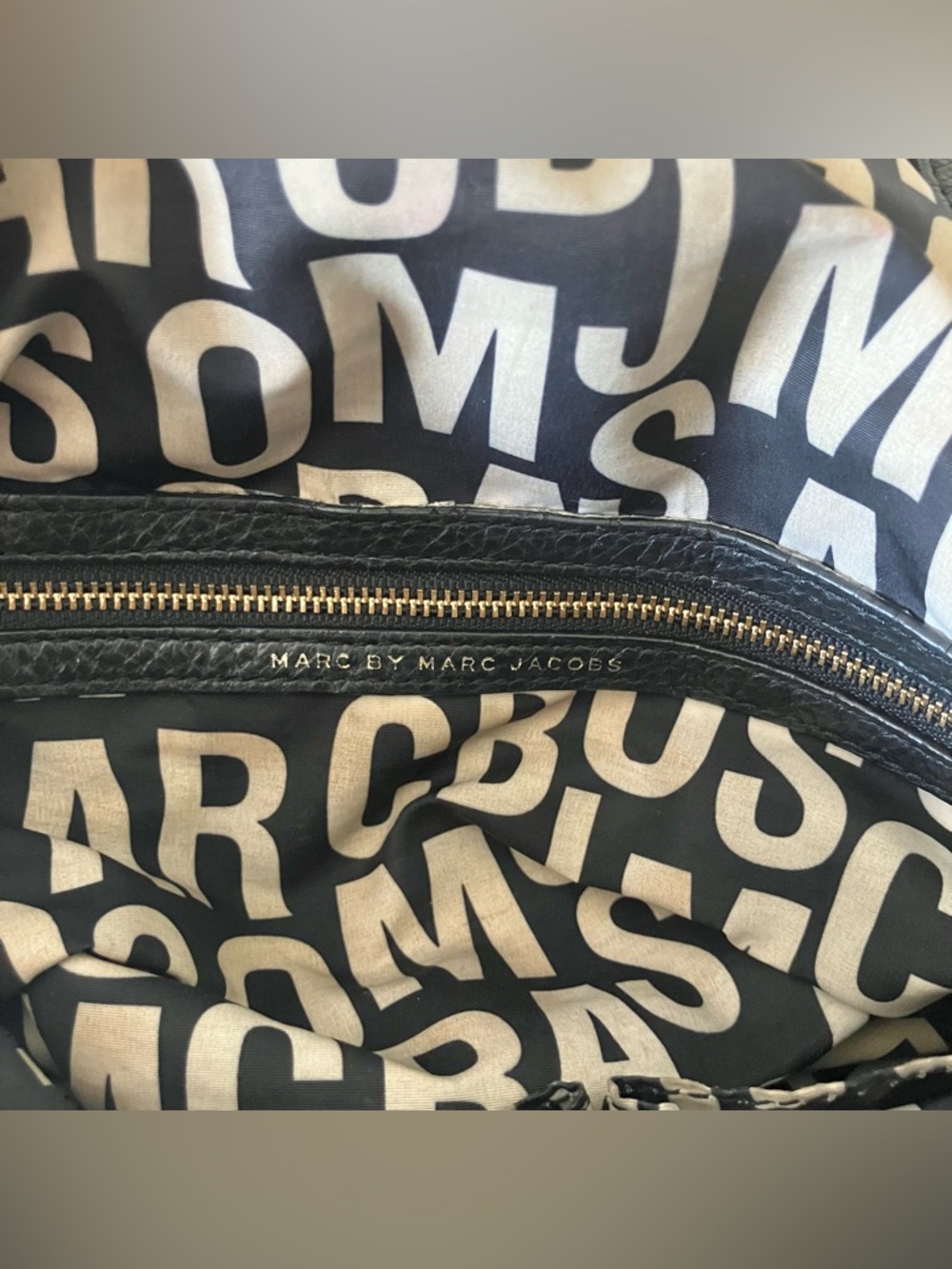 MARC by‎ MARC JACOBS Natasha Classic Q Leather Crossbody Black Y2K Purse - Picture 10 of 12
